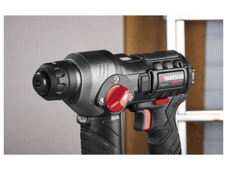 🛠 PARKSIDE PERFORMANCE® Ασύρματο Κρουστικό Δράπανο 12V PBHAP 12 A1 χωρίς μπαταρία και φορτιστή