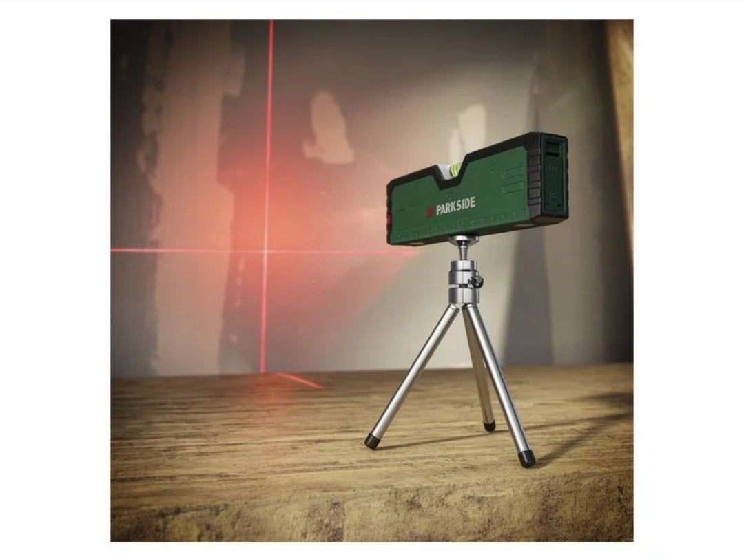 〽️ Αλφάδι Λέιζερ PARKSIDE® »PLW A5«, με cross line και line laser