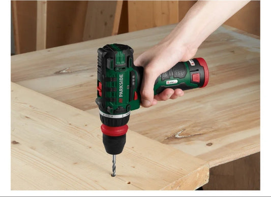 🛠 Δραπανοκατσάβιδο/ Τρυπάνι/ Κατσαβίδι μπαταρίας PARKSIDE® 12 V “PBSA 12 E4”, ❗️με μπαταρία και φορτιστή!!❗️