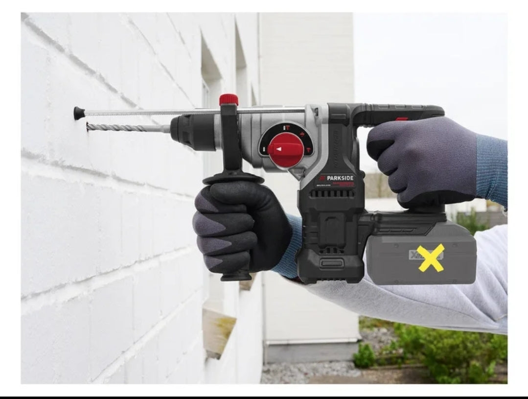 🛠 Επαναφορτιζόμενο Δράπανο PARKSIDE PERFORMANCE® 20 V “PKHAP 20-Li D4”, χωρίς μπαταρία και φορτιστή!!