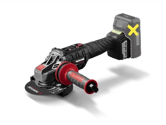 Επαναφορτιζόμενος γωνιακός τροχός PARKSIDE PERFORMANCE®️ PWSAP 20-Li E6 χωρίς μπαταρία και ο φορτιστής.