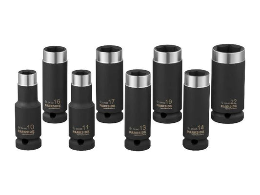 Σετ καρυδάκια κρούσης PARKSIDE PERFORMANCE® »PSNP 8 B2«, 8 τεμαχίων