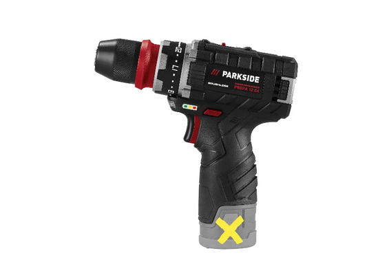 🛠Δραπανοκατσάβιδο Μπαταρίας Επαναφορτιζόμενο PARKSIDE PERFORMANCE®️ 12 V «PBSPA 12 E4» χωρίς μπαταρία και φορτιστή