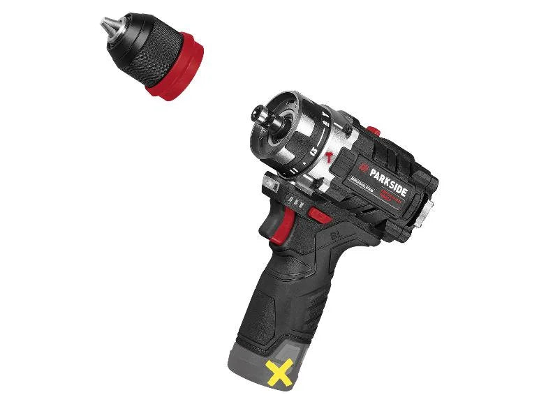 🛠 PARKSIDE PERFORMANCE® Κρουστικό Δράπανο Μπαταρίας 12V PSBSAP 12 A1