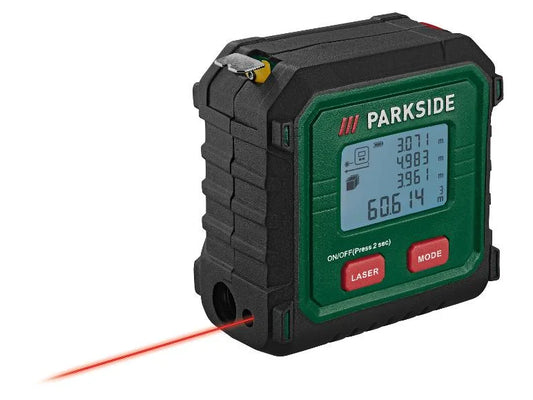 PARKSIDE® Μετρητής Απόστασης Laser με Μετροταινία PLMB C3