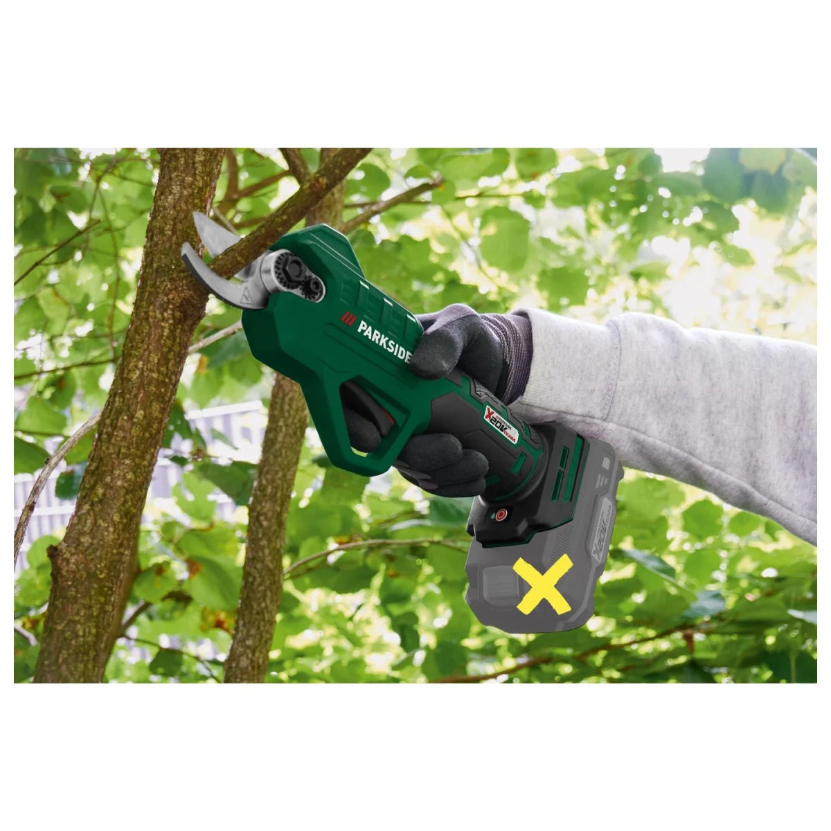 ✂️ PARKSIDE® Ψαλίδι Κλαδέματος Μπαταρίας 20V – PAAS 20-Li B1 χωρίς μπαταρία και φορτιστή