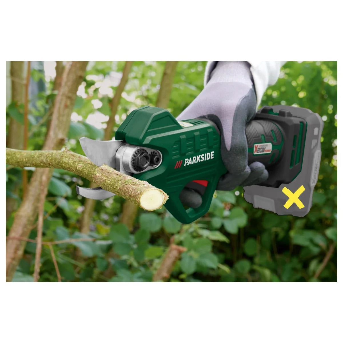 ✂️ PARKSIDE® Ψαλίδι Κλαδέματος Μπαταρίας 20V – PAAS 20-Li B1 χωρίς μπαταρία και φορτιστή