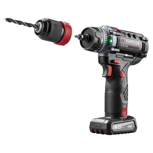 80NM!!! 🛠 Σετ δραπανοκατσάβιδο Μπαταρίας PARKSIDE PERFORMANCE® 12 V / 5 Ah