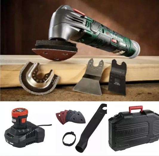 🛠 Πολυεργαλείο ΜΠΑΤΑΡΙΑΣ. PARKSIDE 12V PAMFWS 12-Li A1 με Μπαταρία και φορτιστή