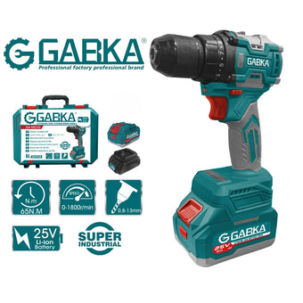 compare product 🔧 GABKA® Κρουστικό Δραπανοκατσάβιδο Μπαταρίας 25V GA88230A με 1 Μπαταρία & Φορτιστή