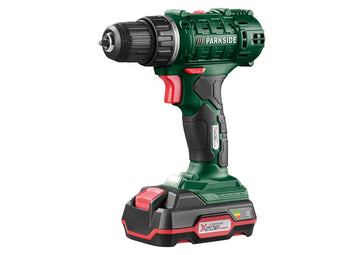 compare product PARKSIDE Επαναφορτιζόμενο Δραπανοκατσάβιδο 20V PBSSA 20-Li A1 – Starter Set με Μπαταρία 2Ah, Φορτιστή & Βαλίτσα