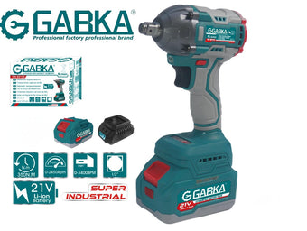 compare product 🔧 GABKA® Μπουλονόκλειδο Μπαταρίας 21V GA-88124A με 1 Μπαταρία & Φορτιστή