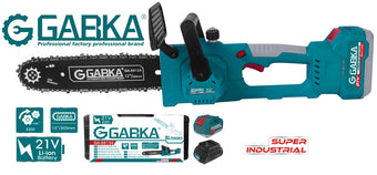 compare product 🔧 GABKA® Αλυσοπρίονο Μπαταρίας 21V GA-88134A με 1 Μπαταρία & Φορτιστή