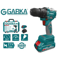 🔧 GABKA® Κρουστικό Δραπανοκατσάβιδο Μπαταρίας 21V GA88229A με 1 Μπαταρία & Φορτιστή