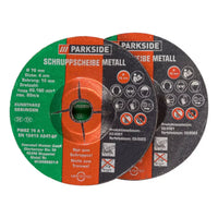 🔘 PARKSIDE PWSZ 76 A1 – Δίσκος Λείανσης Μετάλλου 76 mm x 4 mm (Σετ 2 τεμ.)