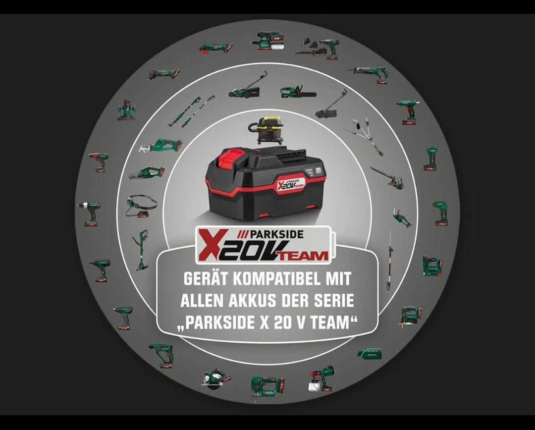 🔋 Έξυπνη μπαταρία PARKSIDE PERFORMANCE 20 V »PAPS 208 A1«, 8 Ah, ελεγχόμενη μέσω της εφαρμογής Lidl