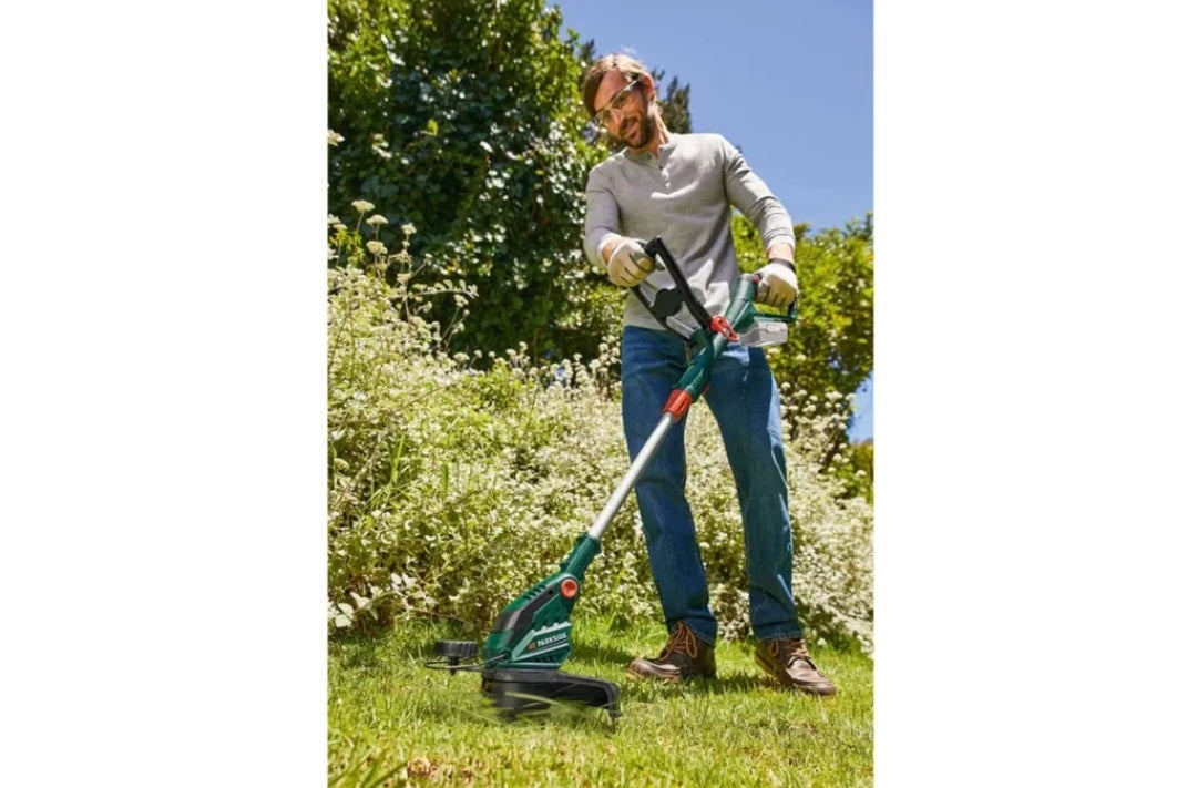 🛠 Επαναφορτιζόμενο χορτοκοπτικό μεσινέζας PARKSIDE®️ 20 V "PRTA 20-Li D3"