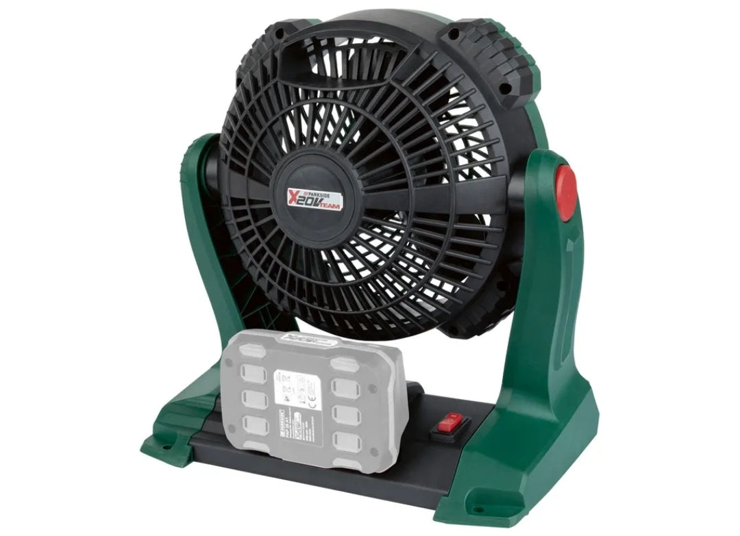 🛠 Ανεμιστήρας Επαναφορτιζόμενος PARKSIDE®️ 20 V "PVA 20-Li C2",  [ χωρίς μπαταρία και φορτιστή]