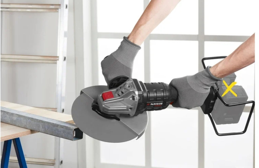🛠 Επαναφορτιζόμενος Γωνιακός Τροχός PARKSIDE PERFORMANCE® 40 V »PWSAP 40-Li A1«, χωρίς μπαταρία και φορτιστή!!