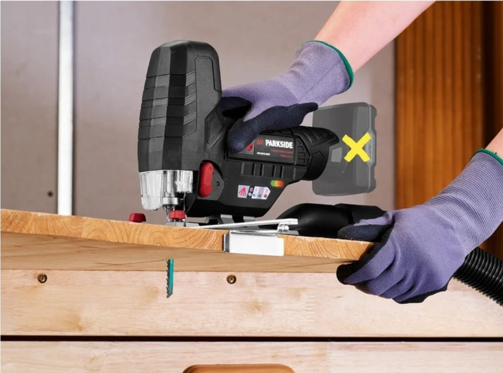 🛠 Επαναφορτιζόμενη Σέγα PARKSIDE PERFORMANCE® 12 V »PPSTKA 12 A1«, χωρίς μπαταρία και φορτιστή!!