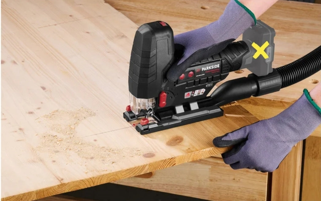 🛠 Επαναφορτιζόμενη Σέγα PARKSIDE PERFORMANCE® 12 V »PPSTKA 12 A1«, χωρίς μπαταρία και φορτιστή!!