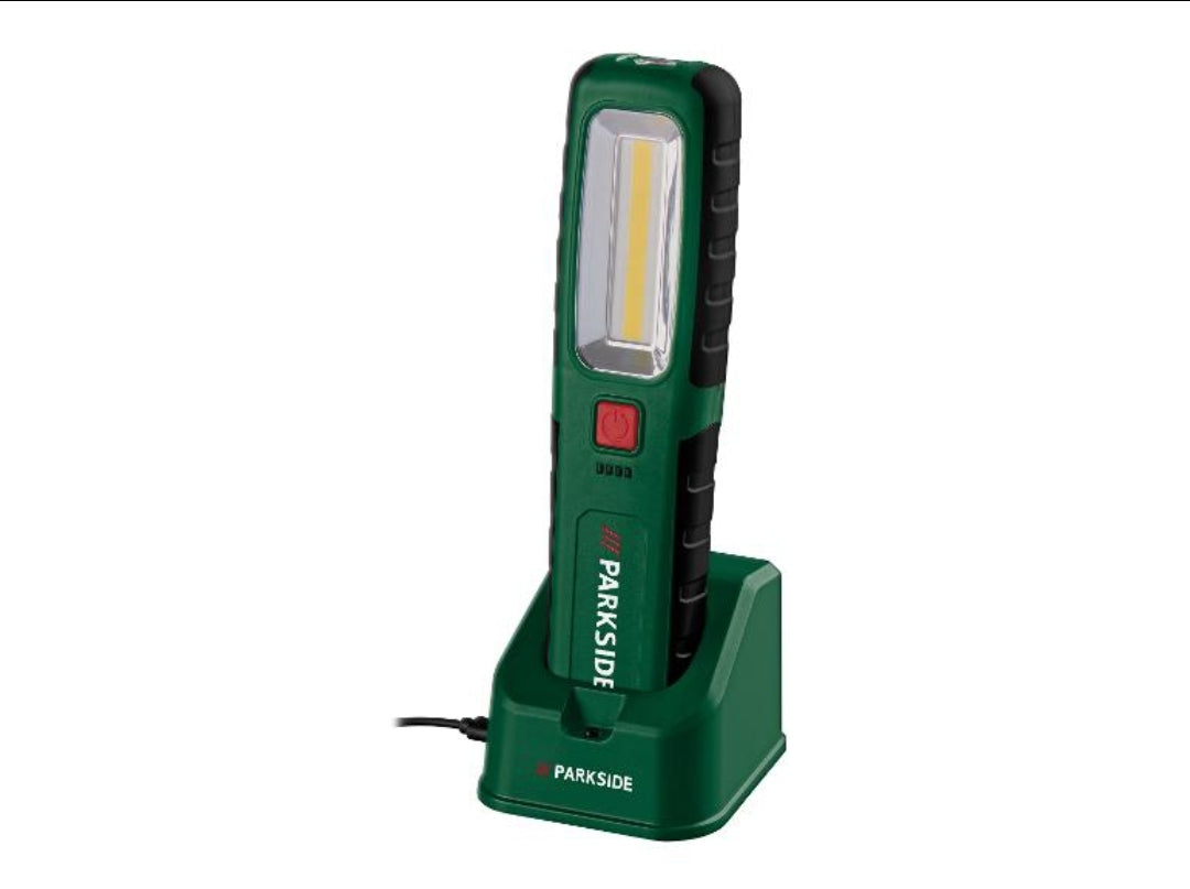 🔦 Επαναφορτιζόμενη λάμπα εργασίας PARKSIDE® "PASL 4000 B3" με 3 λειτουργίες φωτισμού