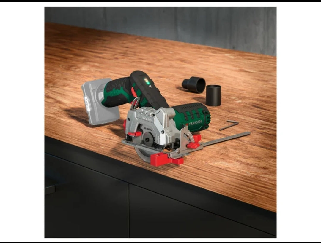 Δισκοπρίονο χειρός μπαταρίας PARKSIDE® 12 V “PHKSA 12 B3”, χωρίς μπαταρία και φορτιστή