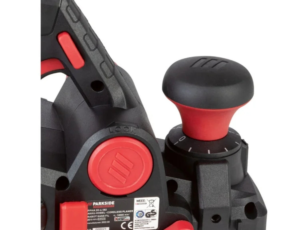 🛠 Επαναφορτιζόμενη Πλάνη PARKSIDE PERFORMANCE®️ 20 V »PPHA 20-Li B2«, χωρίς μπαταρία και φορτιστή
