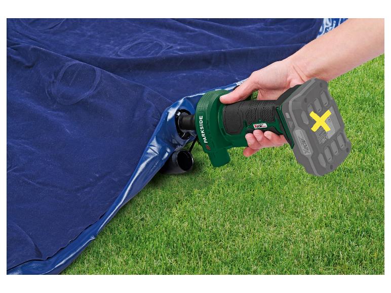 Επαναφορτιζόμενη αντλία αέρα PARKSIDE® 20 V »PALP 20-Li B2«  χωρίς μπαταρία και φορτιστή
