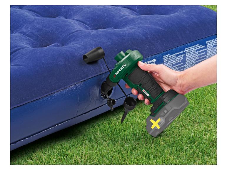 Επαναφορτιζόμενη αντλία αέρα PARKSIDE® 20 V »PALP 20-Li B2«  χωρίς μπαταρία και φορτιστή