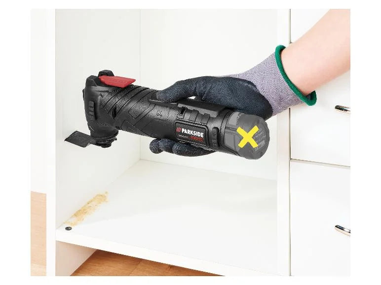 🛠 PARKSIDE PERFORMANCE® Πολυεργαλείο Μπαταρίας PPMFWA 12 A1, 12V χωρίς μπαταρία και φορτιστή
