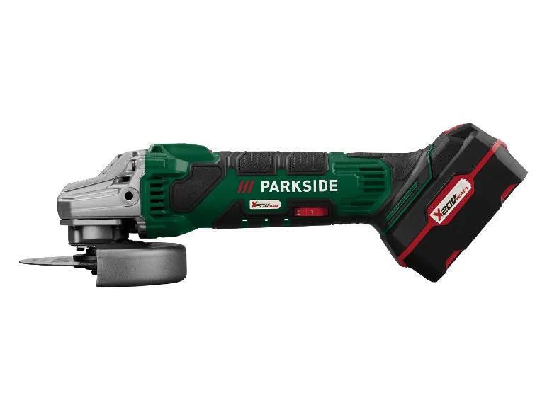 PARKSIDE® Γωνιακός τροχός Μπαταρίας 20 V / 4 Ah »PWSA 20-Li D4« σετ εκκίνησης, με μπαταρία και φορτιστή