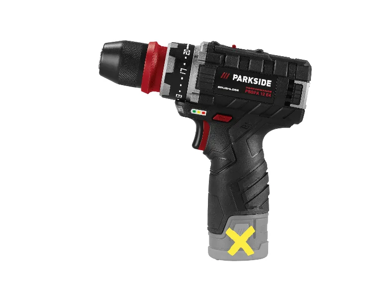 🛠Δραπανοκατσάβιδο Μπαταρίας Επαναφορτιζόμενο PARKSIDE PERFORMANCE®️ 12 V  «PBSPA 12 E4» χωρίς μπαταρία και φορτιστή