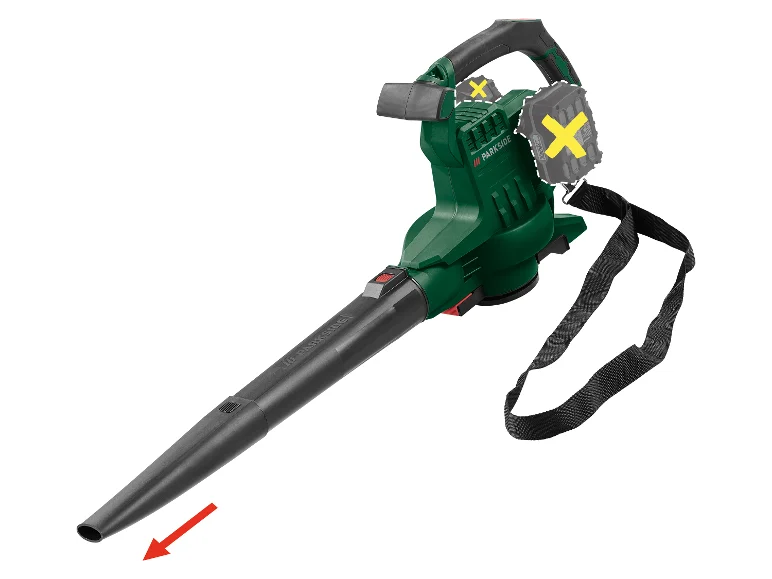 🌬 PARKSIDE® Σκούπα/Φυσητήρας Φύλλων Μπαταρίας 40V – PLSA 40-Li D3