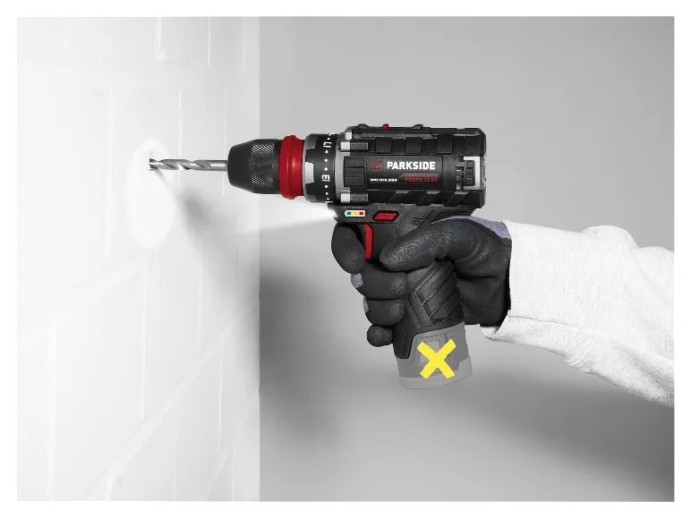 🛠Δραπανοκατσάβιδο Μπαταρίας Επαναφορτιζόμενο PARKSIDE PERFORMANCE®️ 12 V  «PBSPA 12 E4» χωρίς μπαταρία και φορτιστή