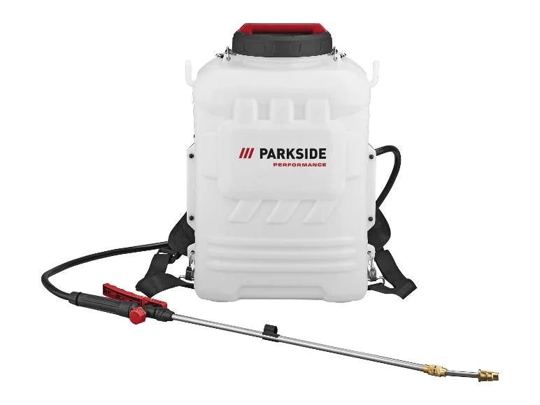 Ψεκαστήρας πίεσης πλάτης, Μπαταρίας PARKSIDE PERFORMANCE® 20V »PRDSP 20-Li C2«, χωρίς μπαταρία και φορτιστή