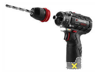 compare product 🛠Δραπανοκατσάβιδο Μπαταρίας Επαναφορτιζόμενο PARKSIDE PERFORMANCE®️ 12 V  «PBSPA 12 E4» χωρίς μπαταρία και φορτιστή