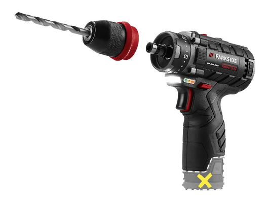 🛠Δραπανοκατσάβιδο Μπαταρίας Επαναφορτιζόμενο PARKSIDE PERFORMANCE®️ 12 V  «PBSPA 12 E4» χωρίς μπαταρία και φορτιστή