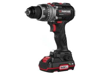 compare product 🛠 Σετ δραπανοκατσάβιδο Μπαταρίας με βαλίτσα PARKSIDE PERFORMANCE® 20 V »PBSAP 20-Li A1«, με 2 μπαταρίες και φορτιστή