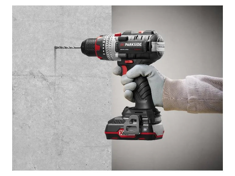 🔥 PARKSIDE PERFORMANCE®  Σετ Κρουστικό Δραπανοκατσάβιδο Μπαταρίας 20V  PSBSAP 20-Li D4  (με 2 μπαταρίες & φορτιστή)