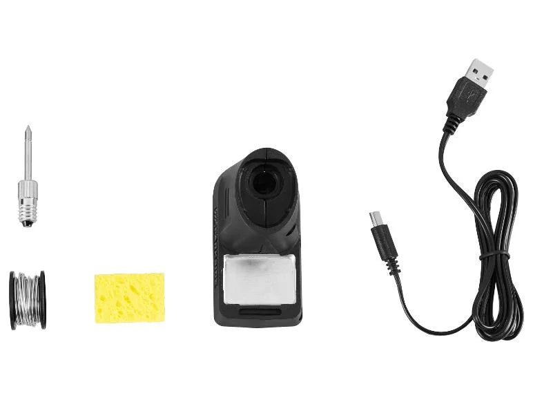 PARKSIDE Επαναφορτιζόμενο Κολλητήρι 4V PLKA 4 C3 – 470°C, USB-C, με Ενσωματωμένη Μπαταρία