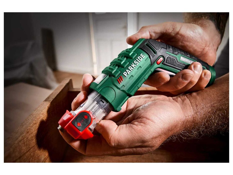 🔧 Parkside® Επαναφορτιζόμενο Κατσαβίδι 4V Rapidfire 2.2 — C