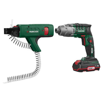 compare product 🛠 Κατσαβίδι γυψοσανίδας Μπαταρίας PARKSIDE® 20 V 